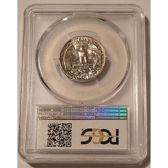 1956 Washington Quarter MS66 PCGS Toned - Picture 2 of 4